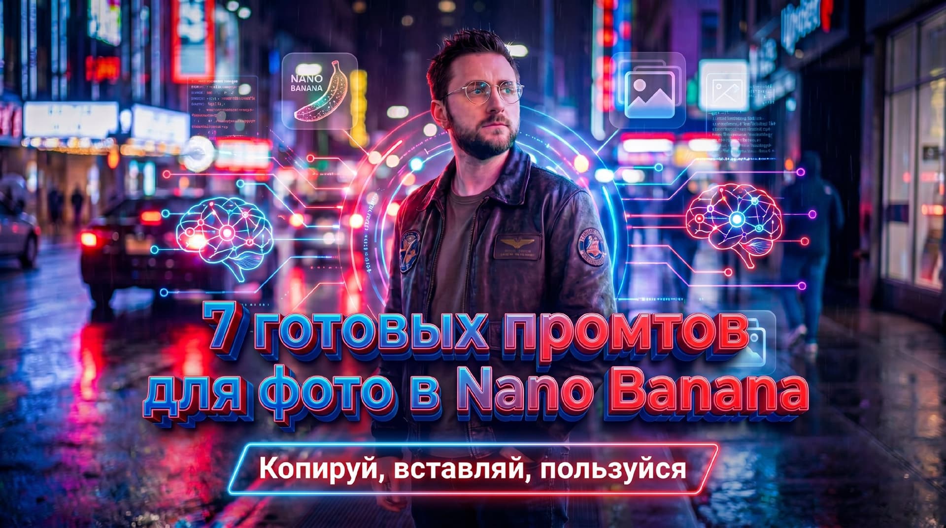 Промты для фото Nano Banana: 7 идей, которые помогут получить красивые изображения без танцев с бубном